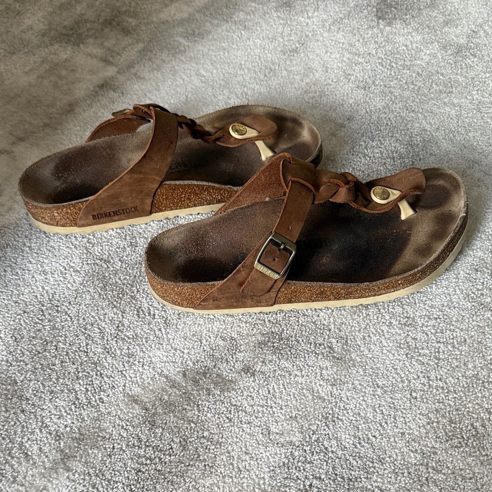 Birkenstock Brown Suede Women's Sandals